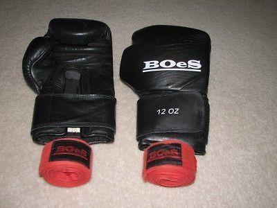 Adult Boxing Gloves with hand wraps $60