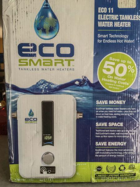 Tankless water heater, brand new, great deal, won't last long!