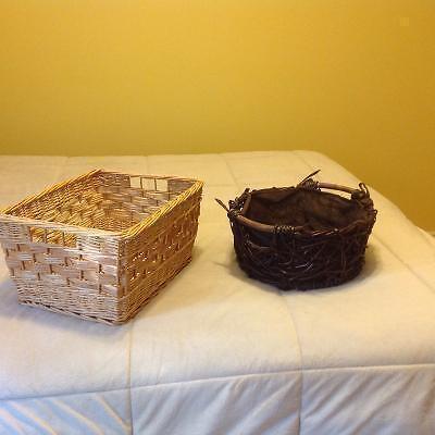 2 Baskets in Perfect Condition