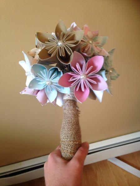 Handmade paper flower bouquets