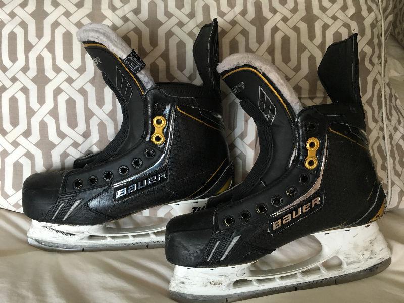 BAUER SUPREME ONE.9's HIGH END SKATES. SIZE 6