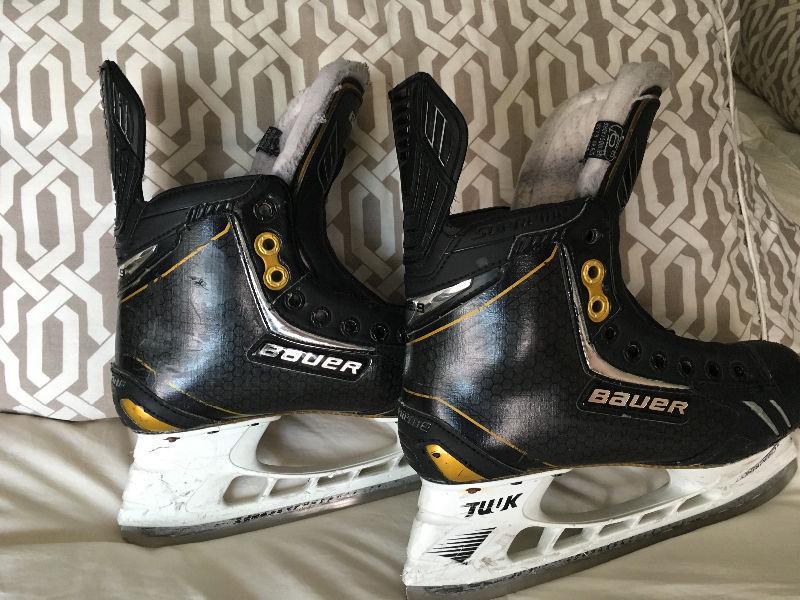BAUER SUPREME ONE.9's HIGH END SKATES. SIZE 6