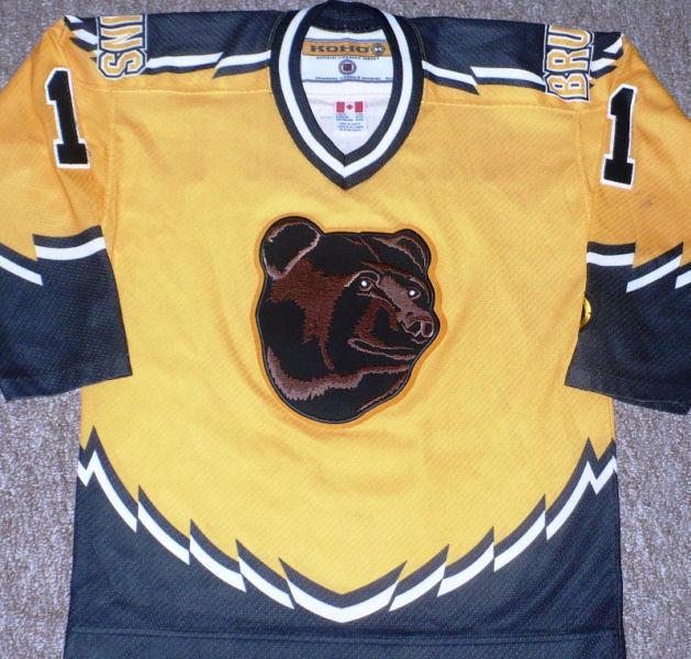Boston Bruins Raycroft 2001-06 Koho Alternate Jersey YOUTH L/XL