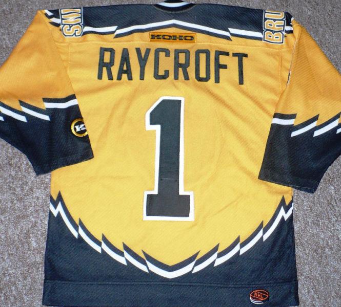 Boston Bruins Raycroft 2001-06 Koho Alternate Jersey YOUTH L/XL