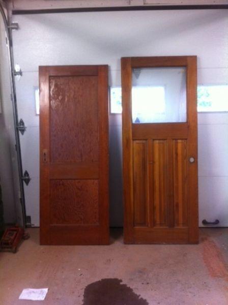 solid wood antique doors