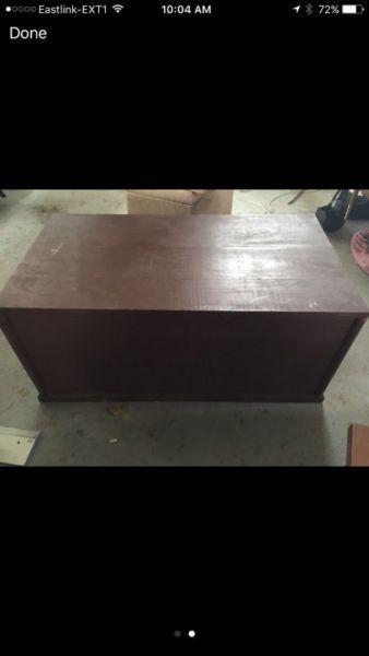 Solid wooden trunk/box