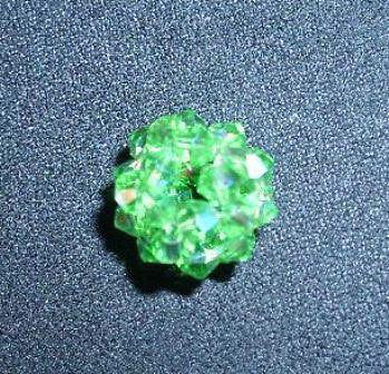 Green crystal decadohedron
