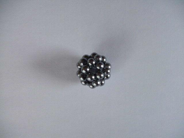 grey crystal dodecahedron