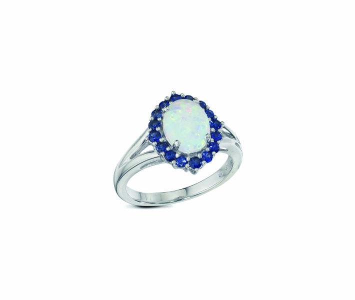Sterling silver Opal ring