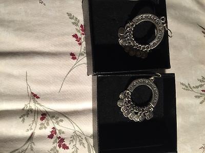 Brand new silver handmade earrings !