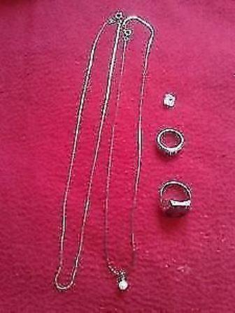 Silver Rings and Necklaces