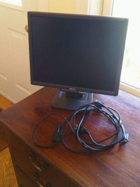 Acer 17 inch monitor