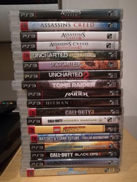 PS3 250GB w/ 18 Games