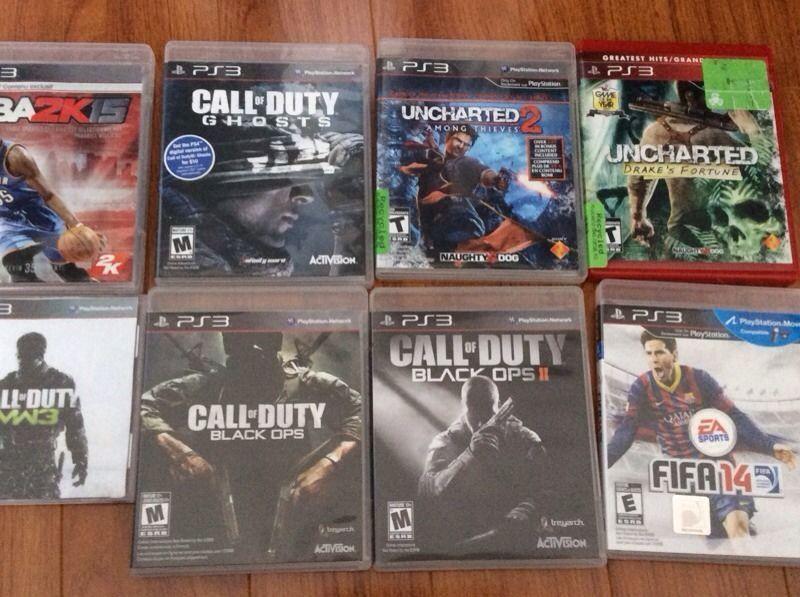 PS3 CHEAP WITH 8 GAMES NEED GONE ASAP