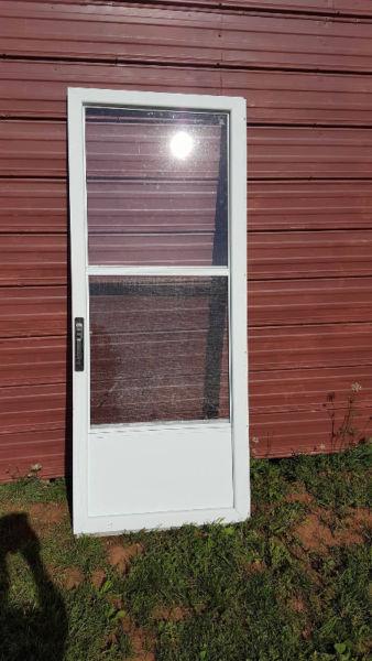 Aluminum door