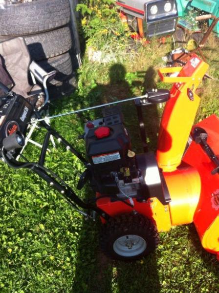 areins snowblower 2 years old over 1300 new asking 800