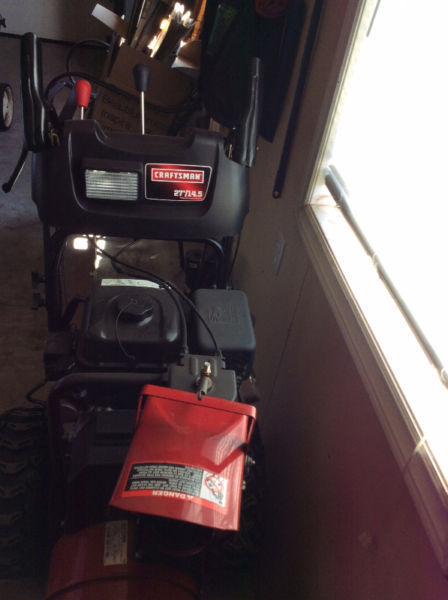 Craftsman Snowblower - Less Than 15 Hours Use!