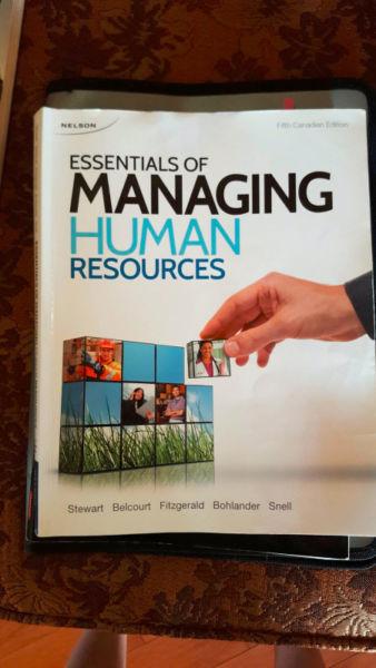 Managing Human Resources textbook