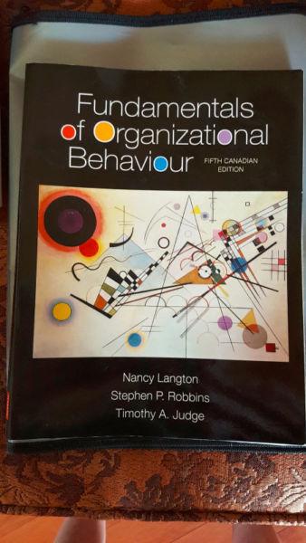 Organizational Behavior Textbook