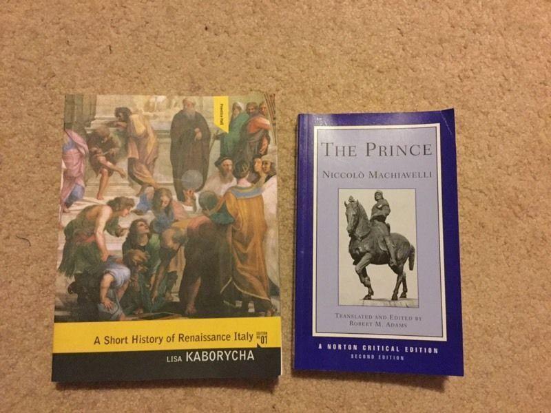 The Prince and A Short History of Renaissance Italy