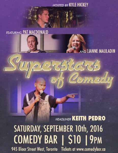 The Superstars of Comedy - Saturday, September 10th