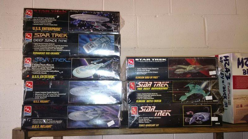 Star Trek model kits for sale