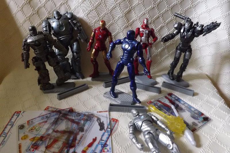Lot of ironman 2 action figures