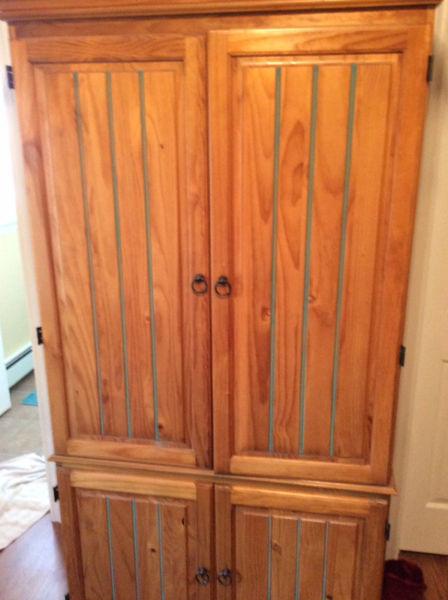 Pine Armoire - About 7' Tall - Multi-Purchase - Excellent Shape!