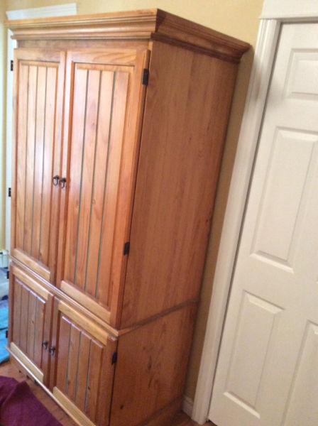 Pine Armoire - About 7' Tall - Multi-Purchase - Excellent Shape!