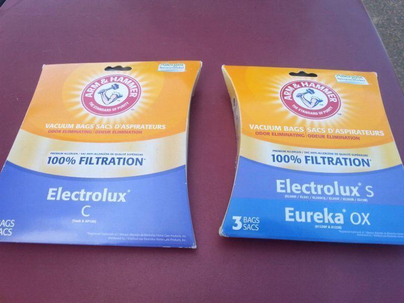 TWO NEW BOXES OF ELECTROLUX BAGS