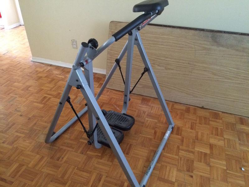 Air walker exercise machine