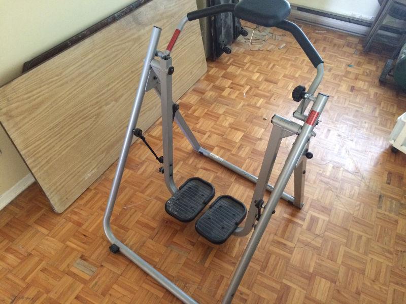 Air walker exercise machine