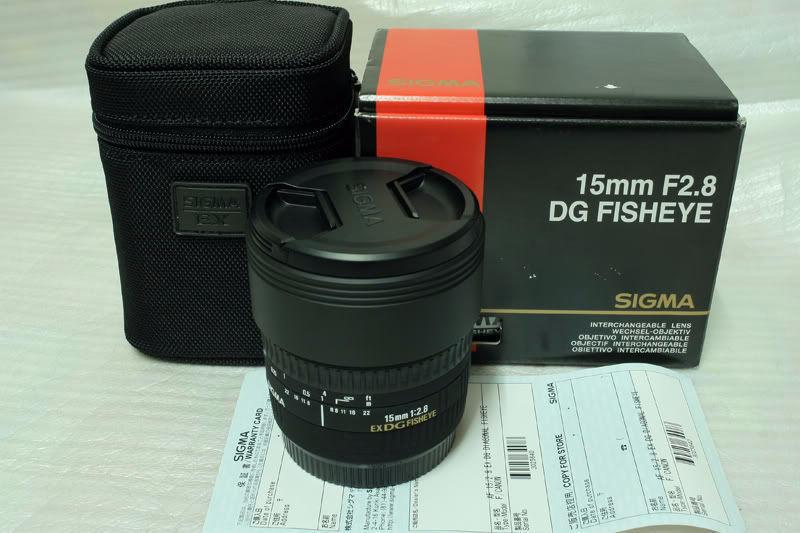 Sigma 15mm Fisheye EX F2.8 pour Nikon