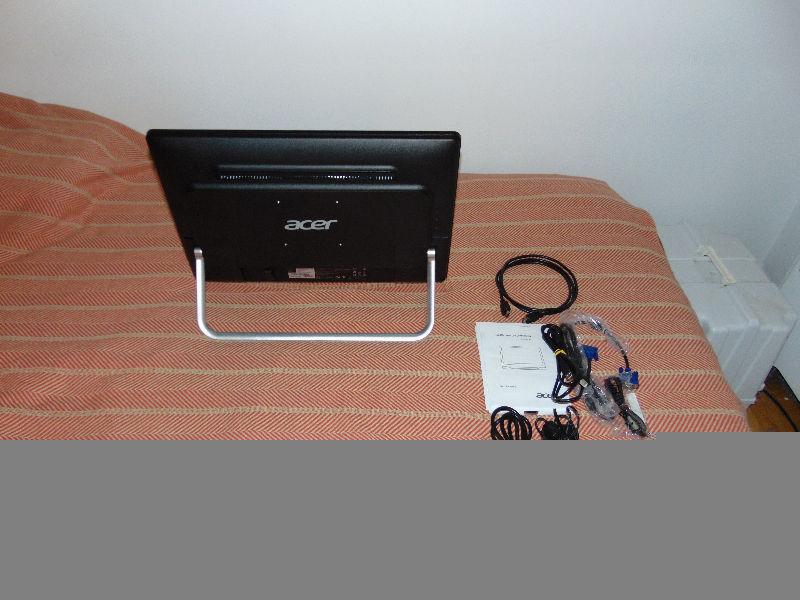 Acer UT220HQL 21.5in Touchscreen LED Monitor 1920 X 1080