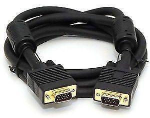 15ft SVGA HD15 M/M Monitor Cable w/ ferrites (Gold Plated)