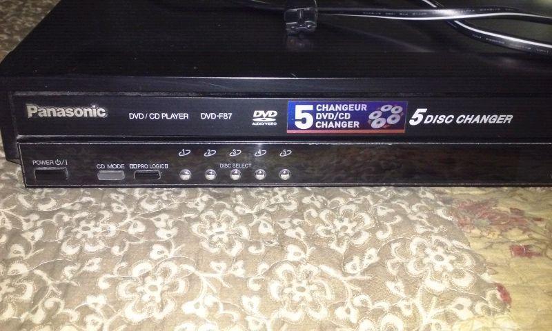 Lecteur DVD Panasonic 5 DVD