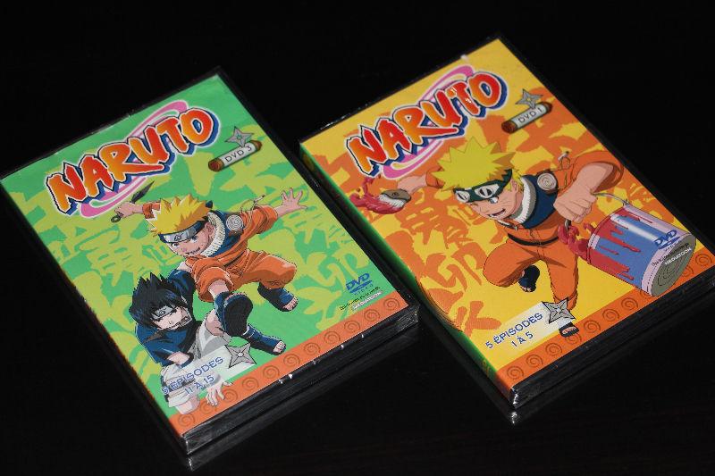 2x DVD-NARUTO-ÉPISODES- VOL. 1+3-FILM/MOVIE (NEUF/NEW)