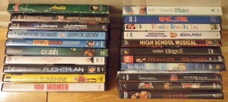 Collection de 21 films sur DVD