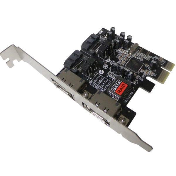 Silicon Image Sil3132 PCI-E to eSATA SATA RAID Controller Card