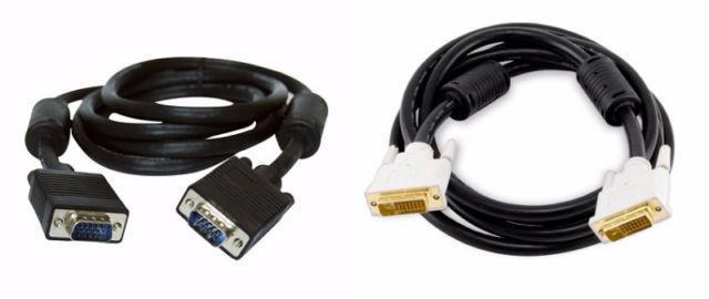 Super VGA Cable 6FT or DVI Cable 6FT *ALL NEW*: 3$/each