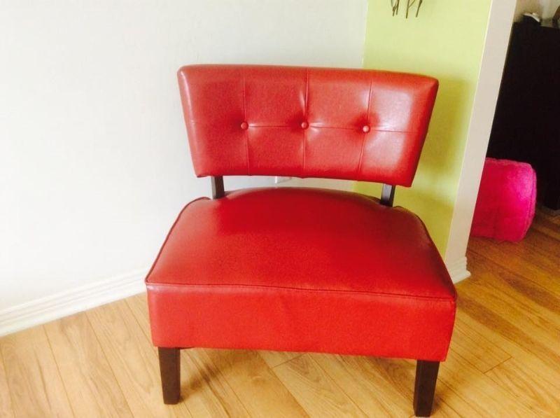 CHAISE A VENDRE! ROUGE