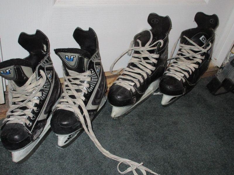 2 paire de patin CCM INTRUDER et CCM PRO