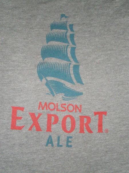 ★ UNISEX ★ T-Shirt MOLSON EXPORT ALE biere NEW Large ★ NEUF ★