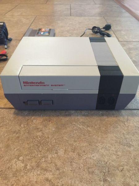 Nintendo Entertainment System (Cords, Controller, and Game)