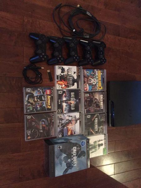 PS 3 system and games