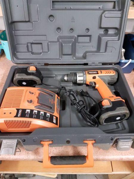 Rigid cordless drill kit