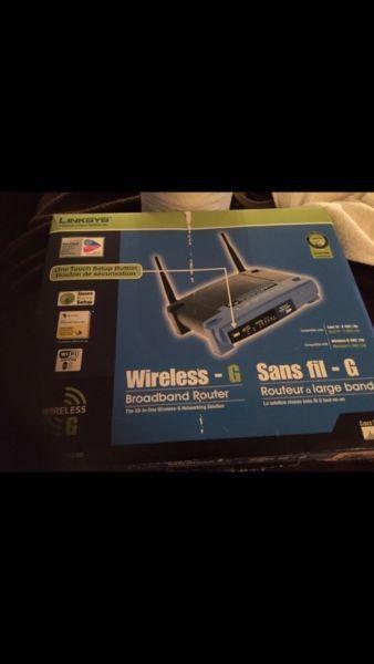 Wireless G router new