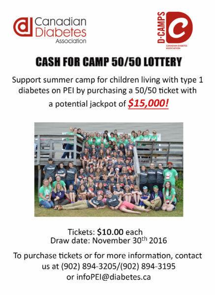 Cash for Camp Lottery - Chance to Win $15,000!!!!