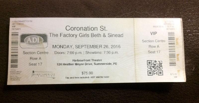 Coronation Street Factory Girls Tour