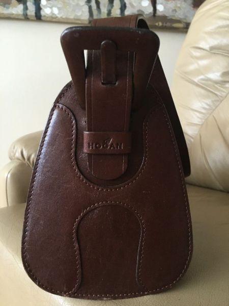 Hogan leather handbag. Sac en cuir Hogan. Valeur $600 plus